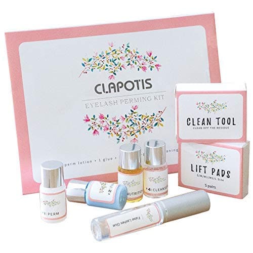 Eyelash Perm Kit Professional- DIY Eyelash Perming Kit - 13 in 1 Salon Eyelash Lifting Kit - Eyelash Curling Treatment with Lash Lift Pads and Tools