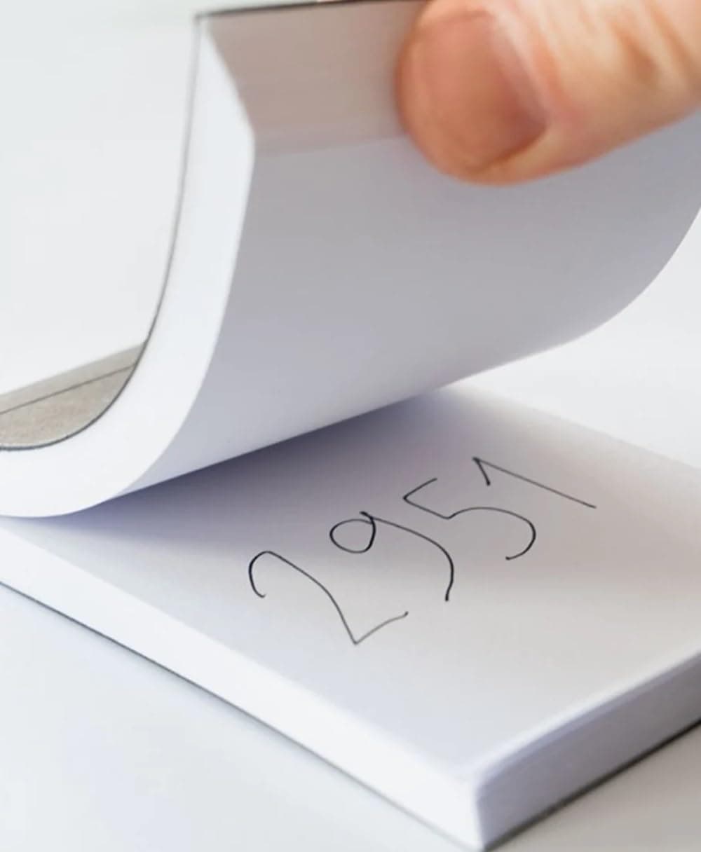 MilesMagic Magician's Svengali Force Pad Note Blank Forcing Gimmick Book Real Mind Reading Mentalism Magic Trick