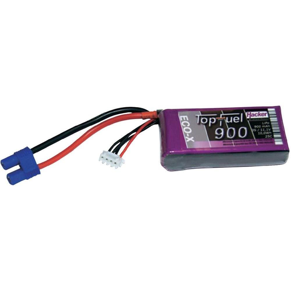 Hacker () Lipo Battery 11.1 V Connector System EC3 XH