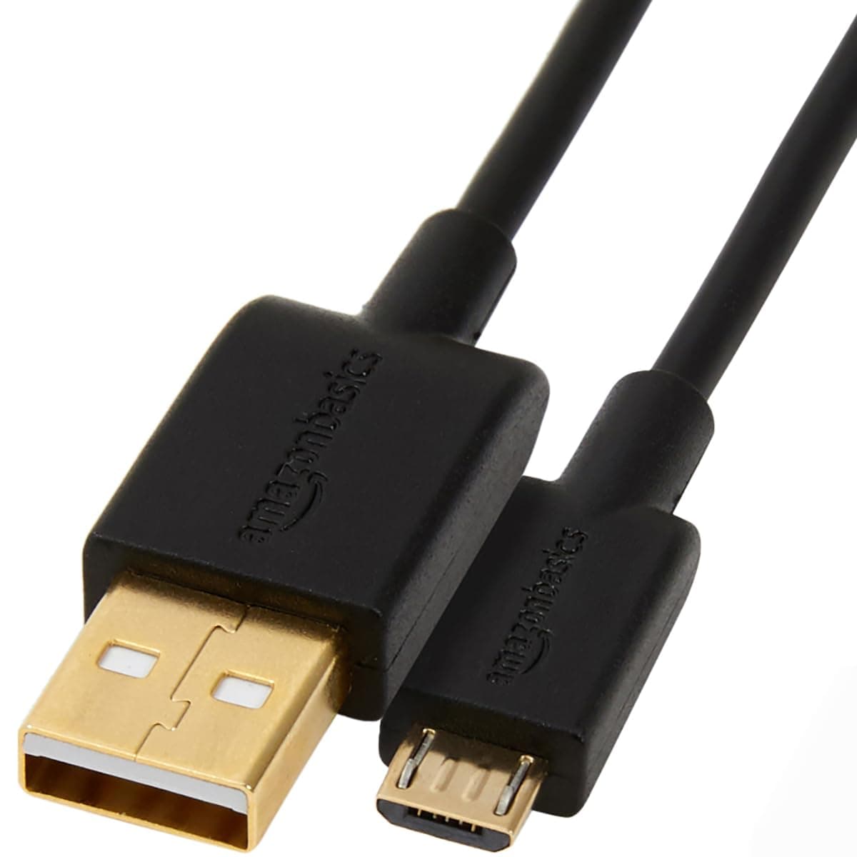 Amazon Basics AmazonBasics USB 2.0 A-Male to Micro B Charger Cable, 3 feet, Black