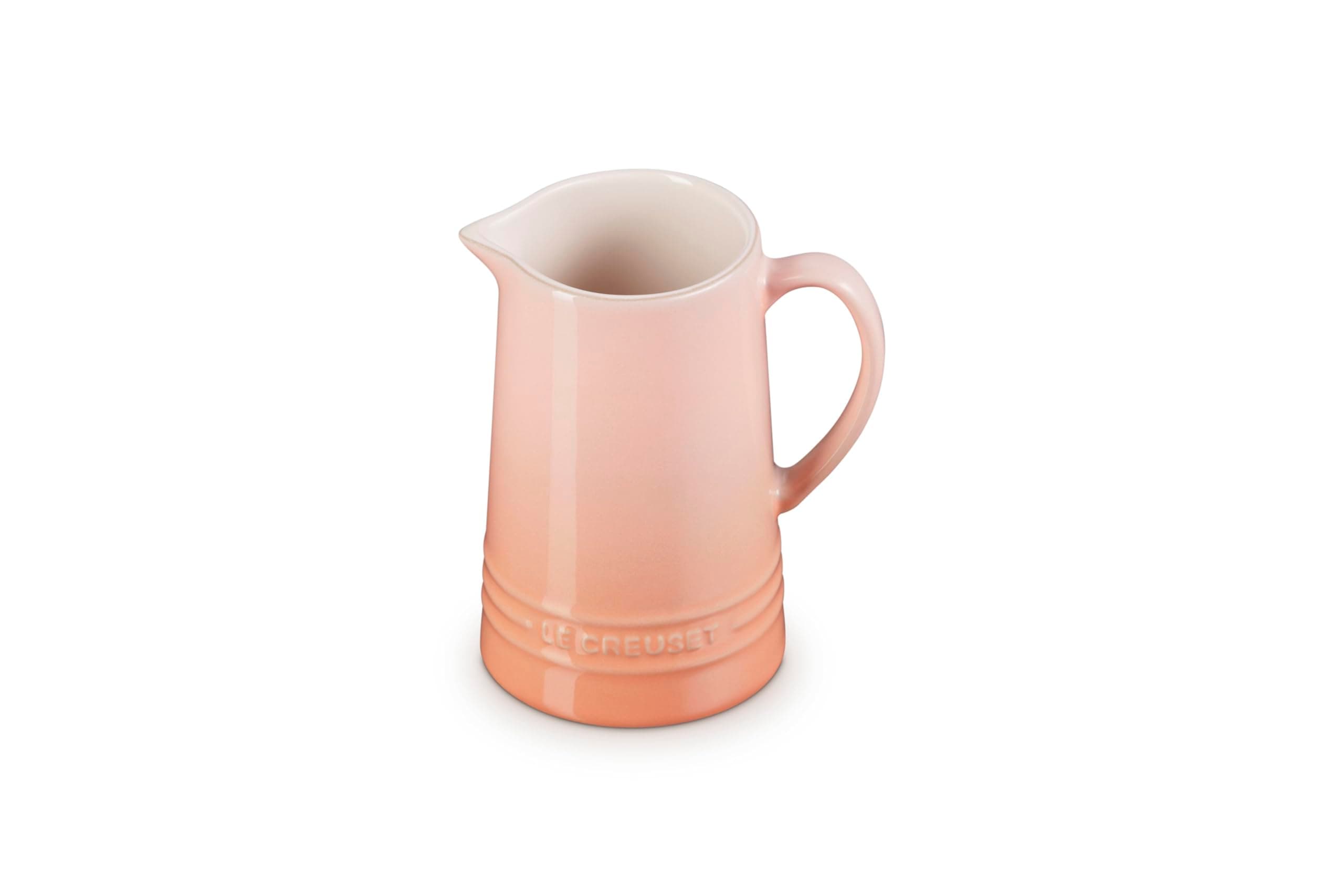 Stoneware Small Pitcher, 10 oz., Peche