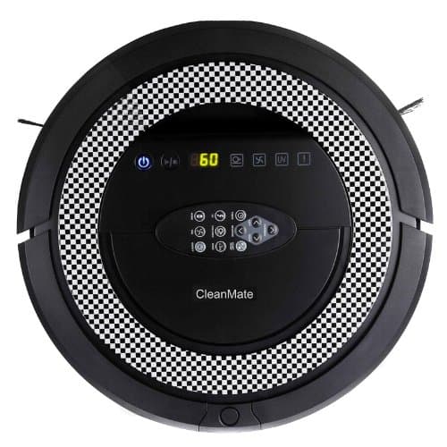 CleanMate QQ5TVSBlack Robotic Vacuum Cleaner