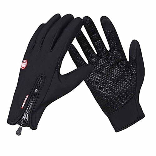 Placa Winter Thermal Windproof Cycling Gloves,Black,M