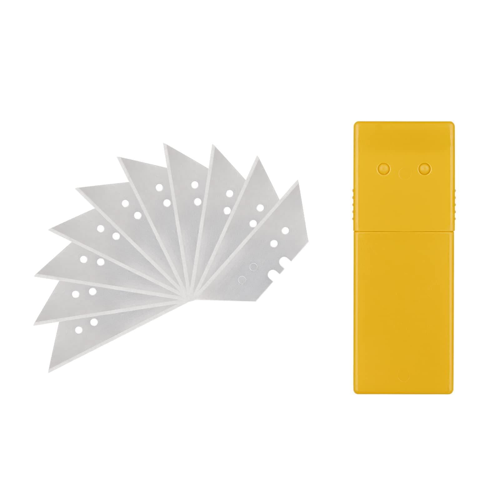 Utility Knife Blades 10 Pack - Compatible with Otacle U1 & U1 Pro Series and Most Utility Knives, Ultra Sharp Durable SK2 Steel for Heavy-Duty Cutting Tasks