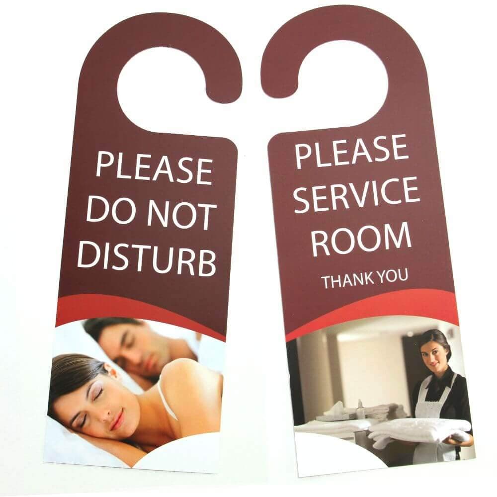 Do Not Disturb Door Hangers - Full Colour