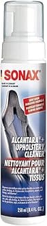 SONAX Upholstery and Alcantara Cleaner (206141), Foaming Alcantara (Synthetic Suede) Cleaning, Dirt and Grime Build-Up Cleaner for Upholstery and Alcantara, 8.45oz, 250 ml