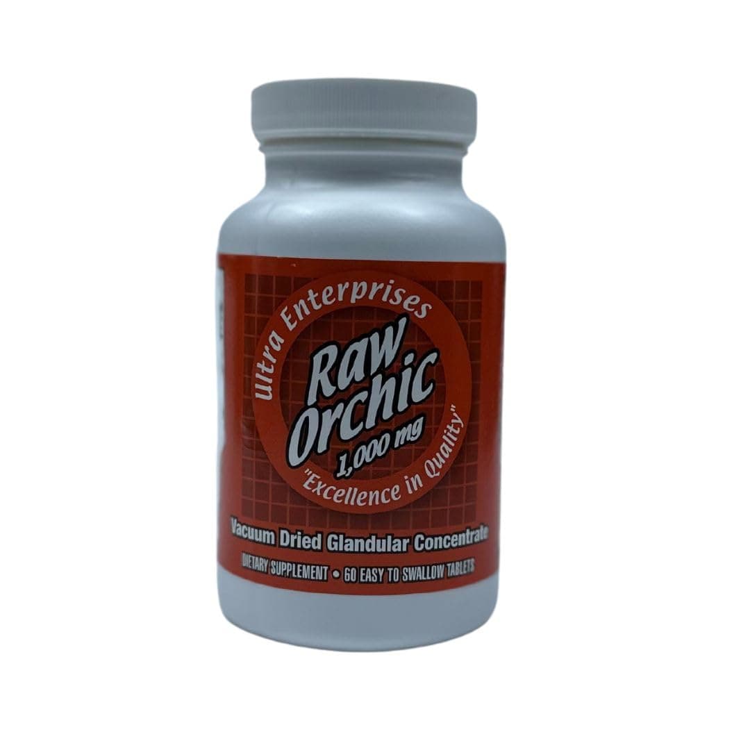Raw Orchic Tablets, 1000 Mg, 60 Count