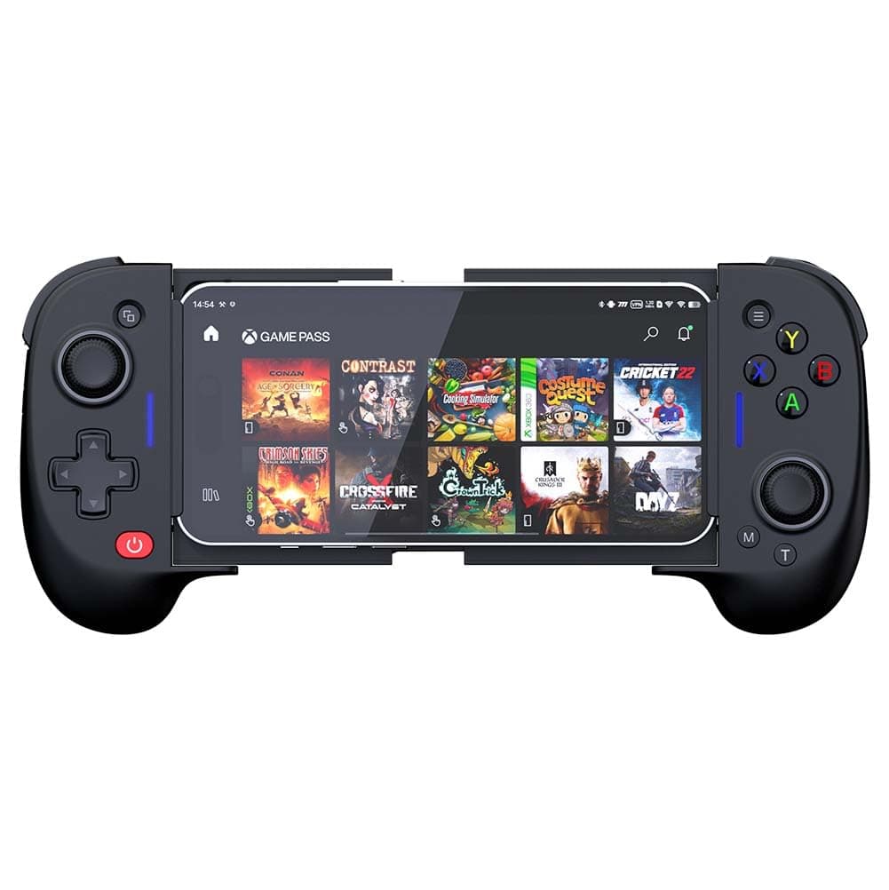 ShanWan Mobile Game Controller for iPhone and Android with Upgrade Design, Phone Case Support, PS Remote Play, Xbox Cloud, Steam Link, GeForce NOW, MFi Arcade Games