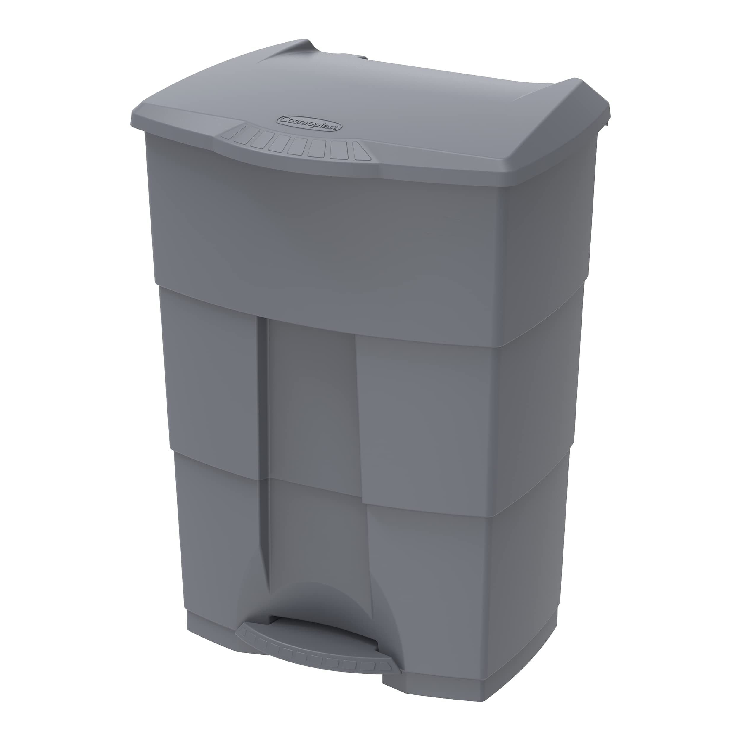 70L Step on Waste Bin with Pedal, Dark Grey