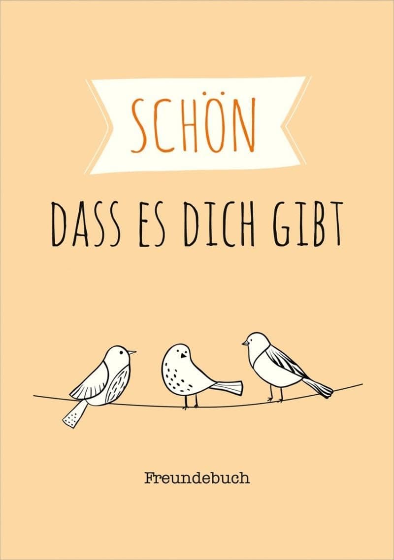 Schön, dass es dich gibt: Freundebuch.