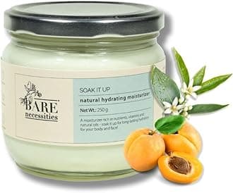 - Soak it Up Natural Moisturizer for Face & Body | Lightweight, Long-Lasting Hydration with Vitamin E & Jojoba Oil | Soft & Glowing Skin | Non-Comedogenic | For All Skin Types | 250g