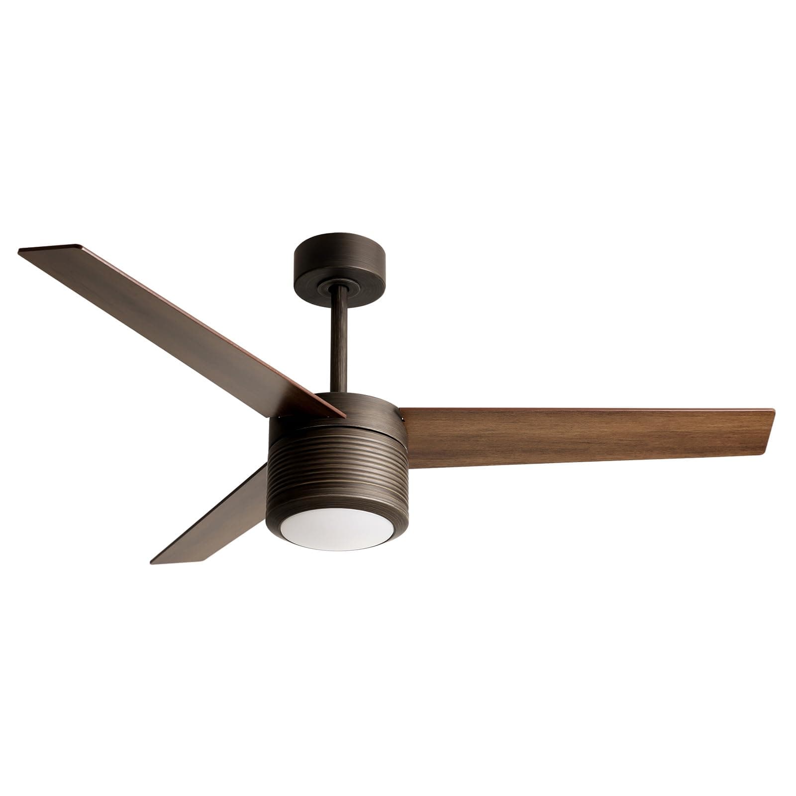 52-in Boho Ceiling Fan with Lights and Remote Control, Smart DC Reversible Motor Fans with 3 Walnut Blades for Indoor Room