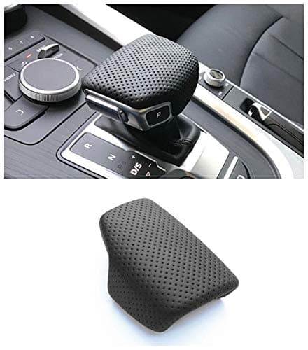 Replace Leather Gear Shift Gearbox Knob Cap Cover for Audi A4 S4 A5 S5 Q7 Q5 2017 2018 2019 2020 Left Hand Drive