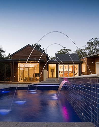 Warmpool Acrylic Waterfall 90 cm Plus LED Recessed with Control and Power Supply for Swimming Pool or Source