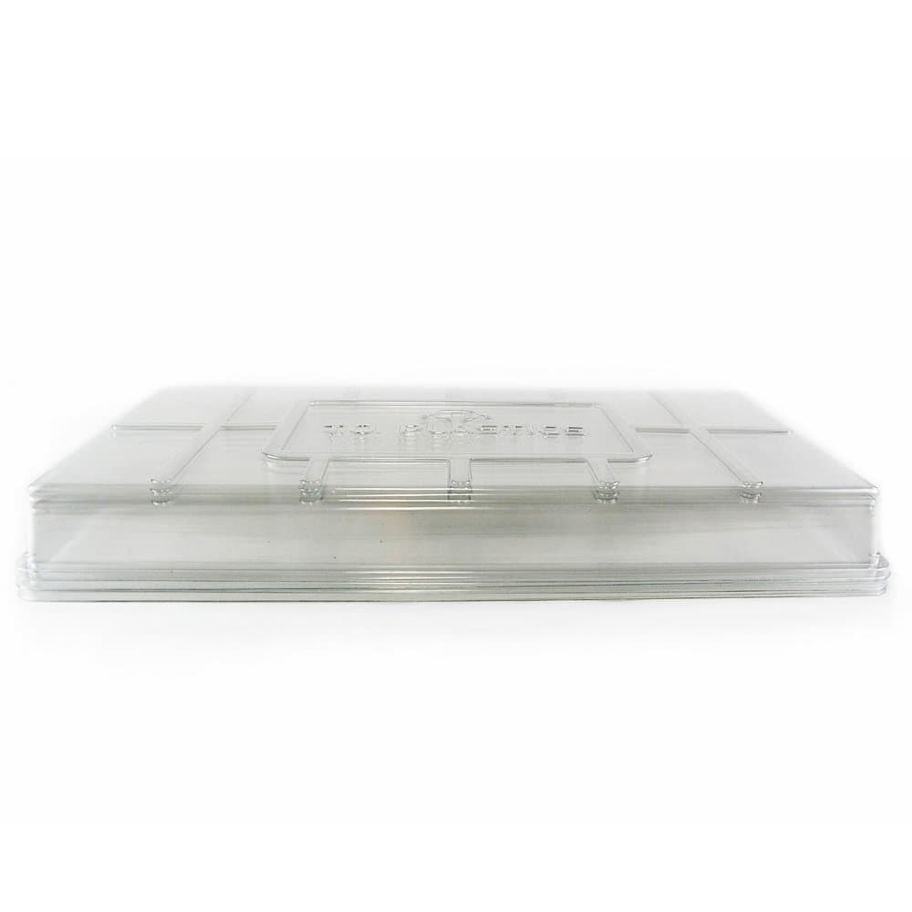 5 Pack : Plant Tray Clear Plastic Humidity Domes: Pack of 5 - Fits 10 Inch x 20 Inch Garden Germination Trays - Greenhouse Grow Covers