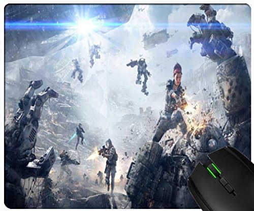 Ships Titanfall Girl Character design custom gaming mouse rectangular padded non-slip rubber quality