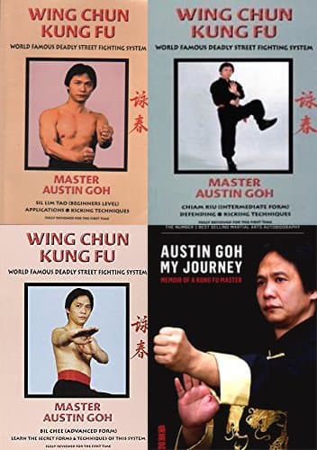 Wing Chun for Beginners, Intermediate, Advanced & Memoir Book Bundle - Austin Goh