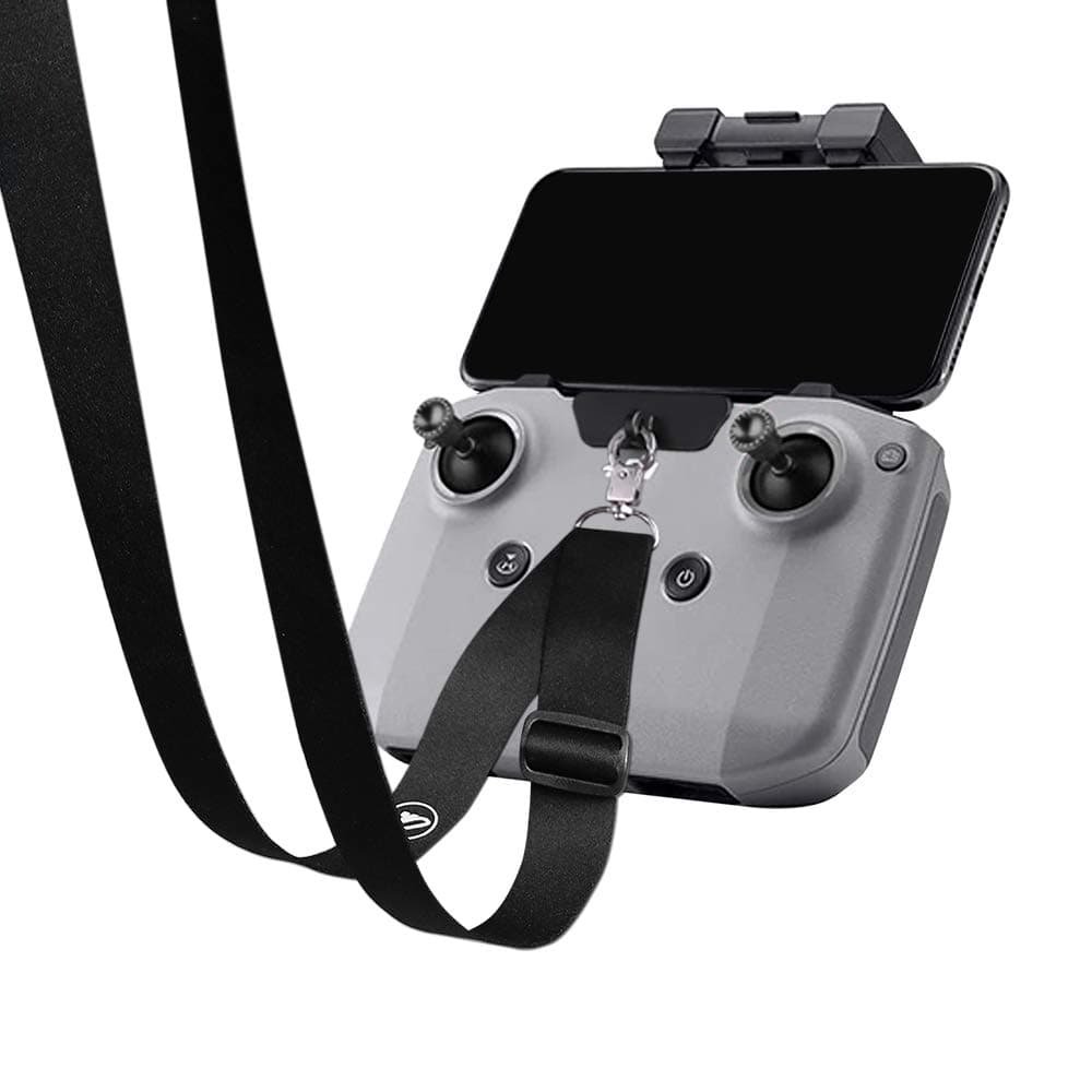 Skin-Friendly Lanyard Adjustable Neck Strap with Clip/Mount, Remote Controller Accessories, for DJI Mini 2/3 Pro, Air 2S, Mavic 3, Mavic Air 2, FPV