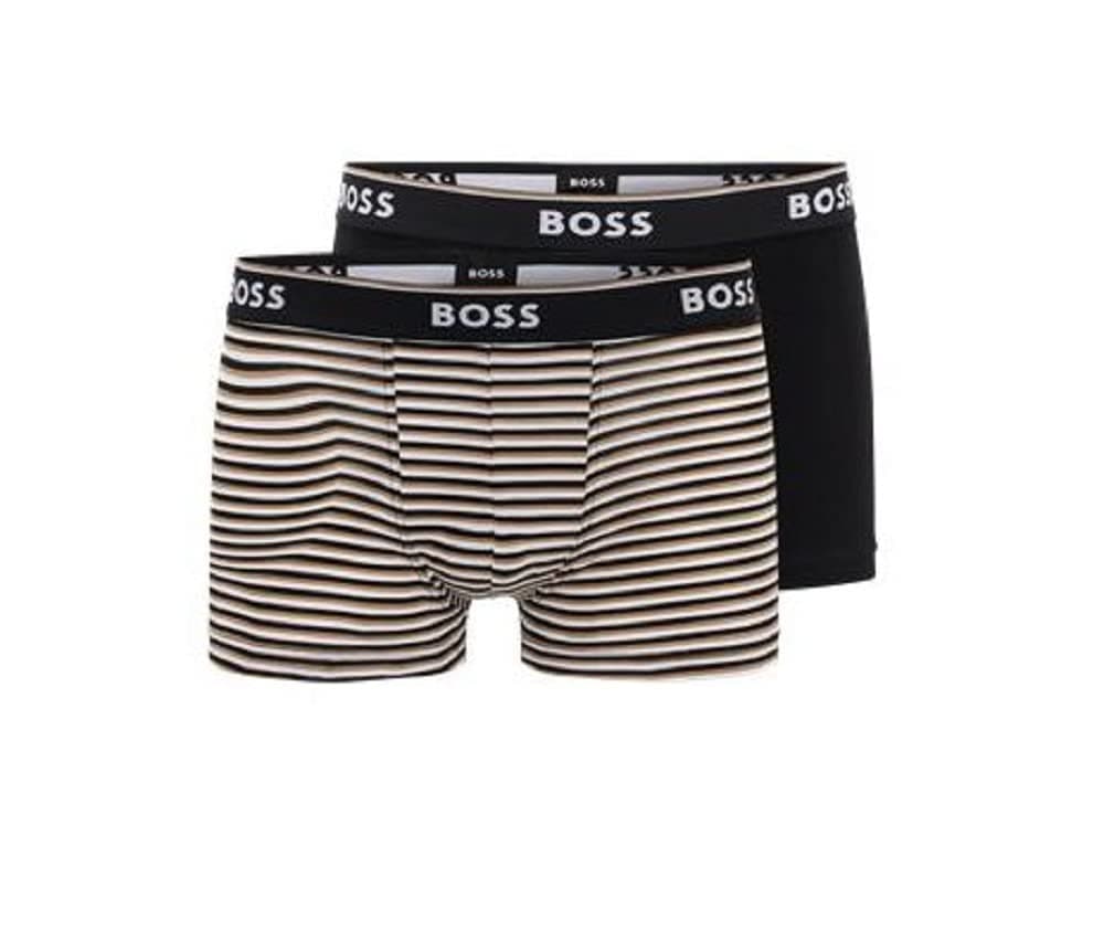 BOSSMen's 3 Pack Bold Logo Cotton Stretch Trunks