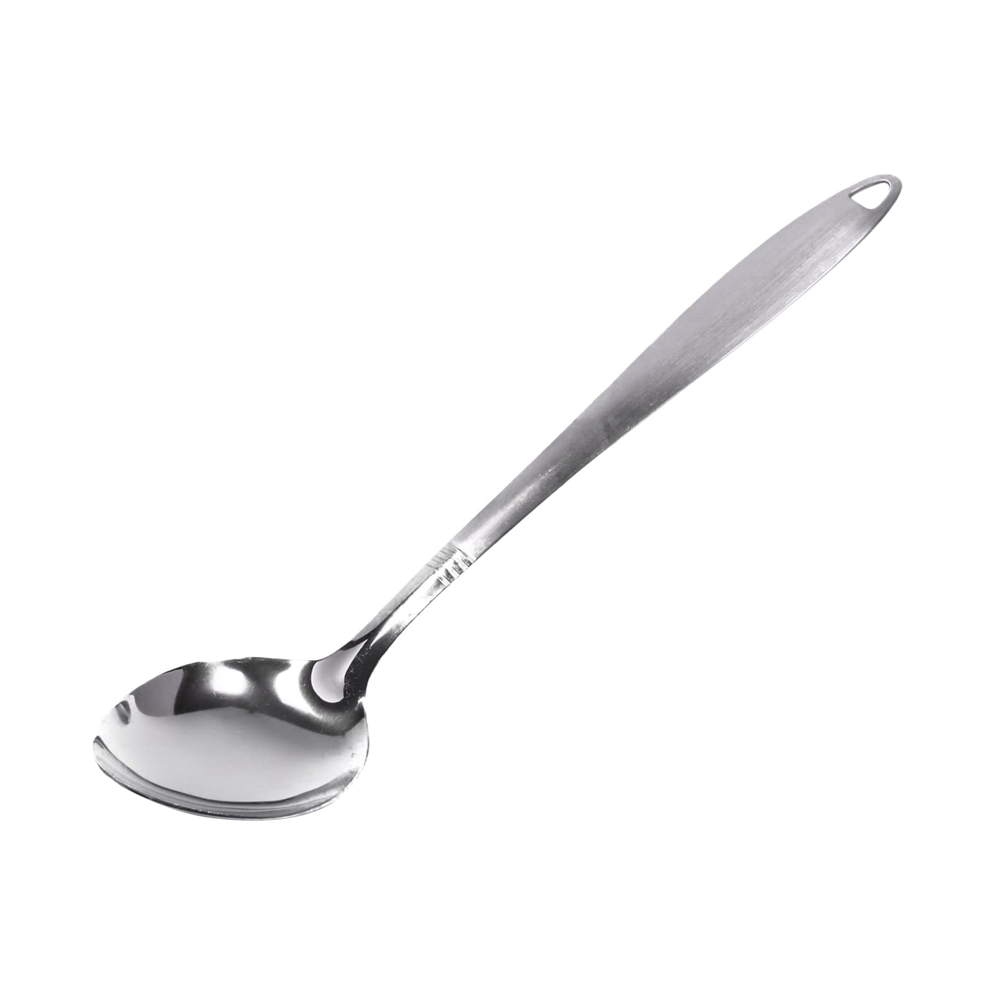Chef Craft 10230 1-Piece Stainless Steel Solid Spoon,13-Inch