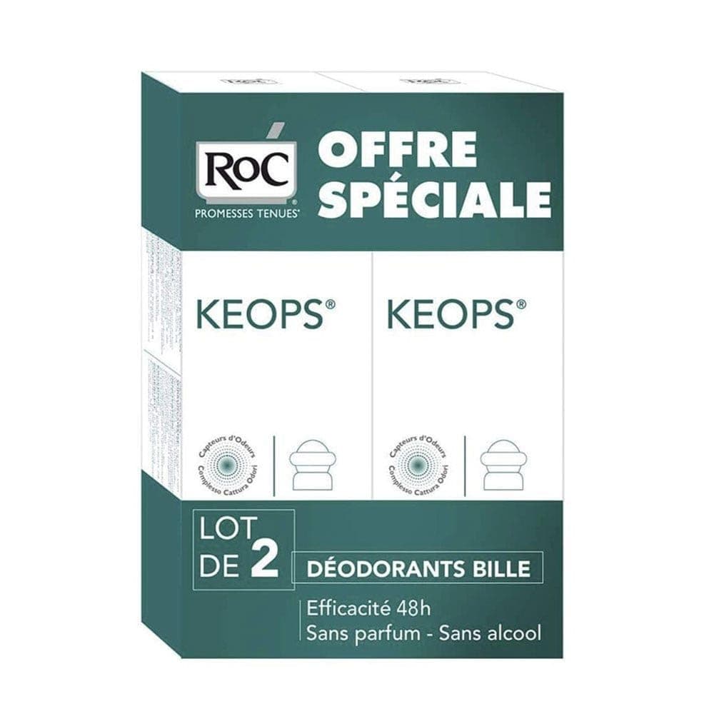Keops Roll Deodorant 2x30ml