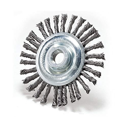 For Angle Grinder 4" x 5/8-11" Stringer Bead Wire Wheel Stainless Steel