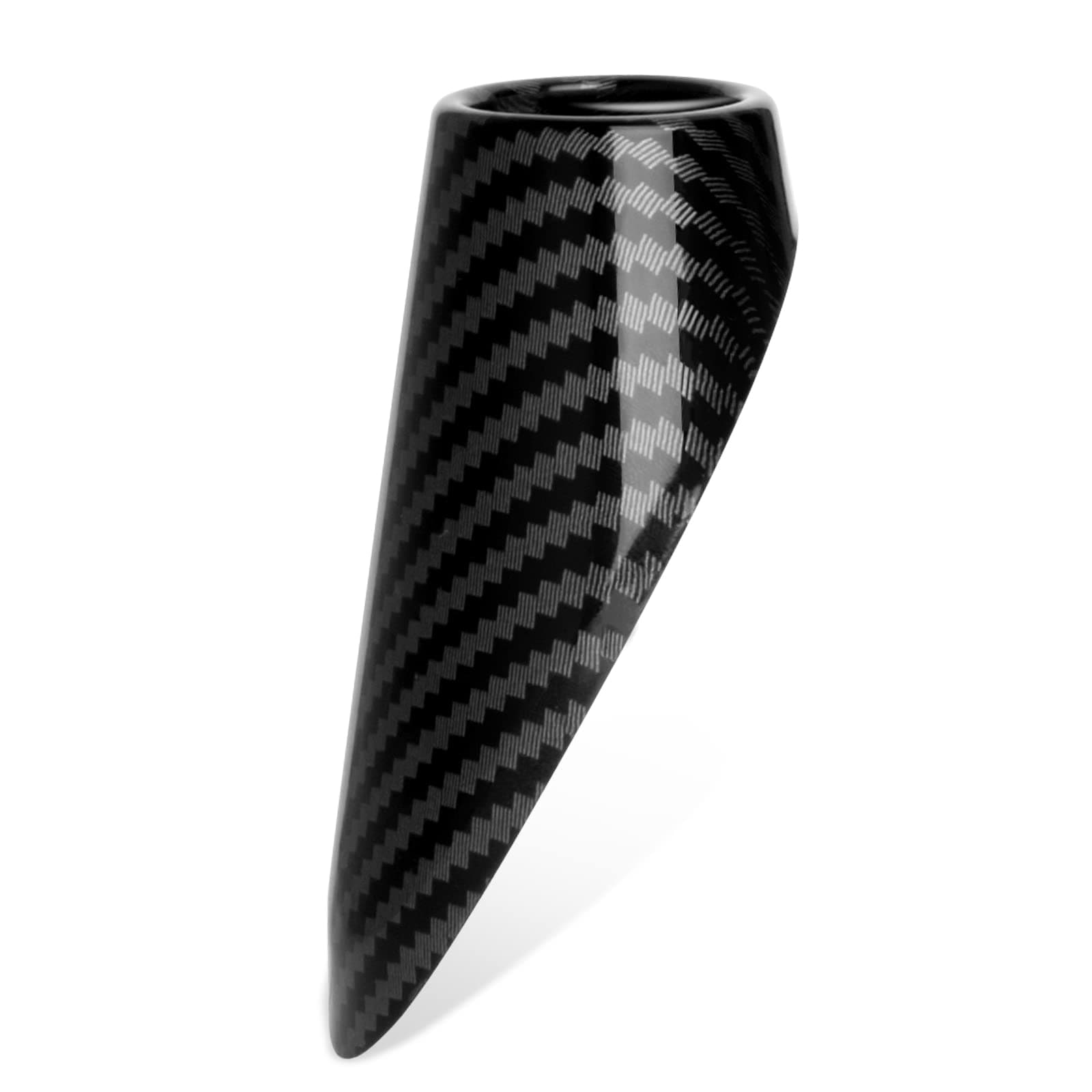 Antenna Mount Base Cover AM FM Replacement Compatible with 2011 2012 2013 2014 2015 2016 2017 2018 Dodge RAM 1500 2500 3500 Accessories Black Carbon Fiber Color