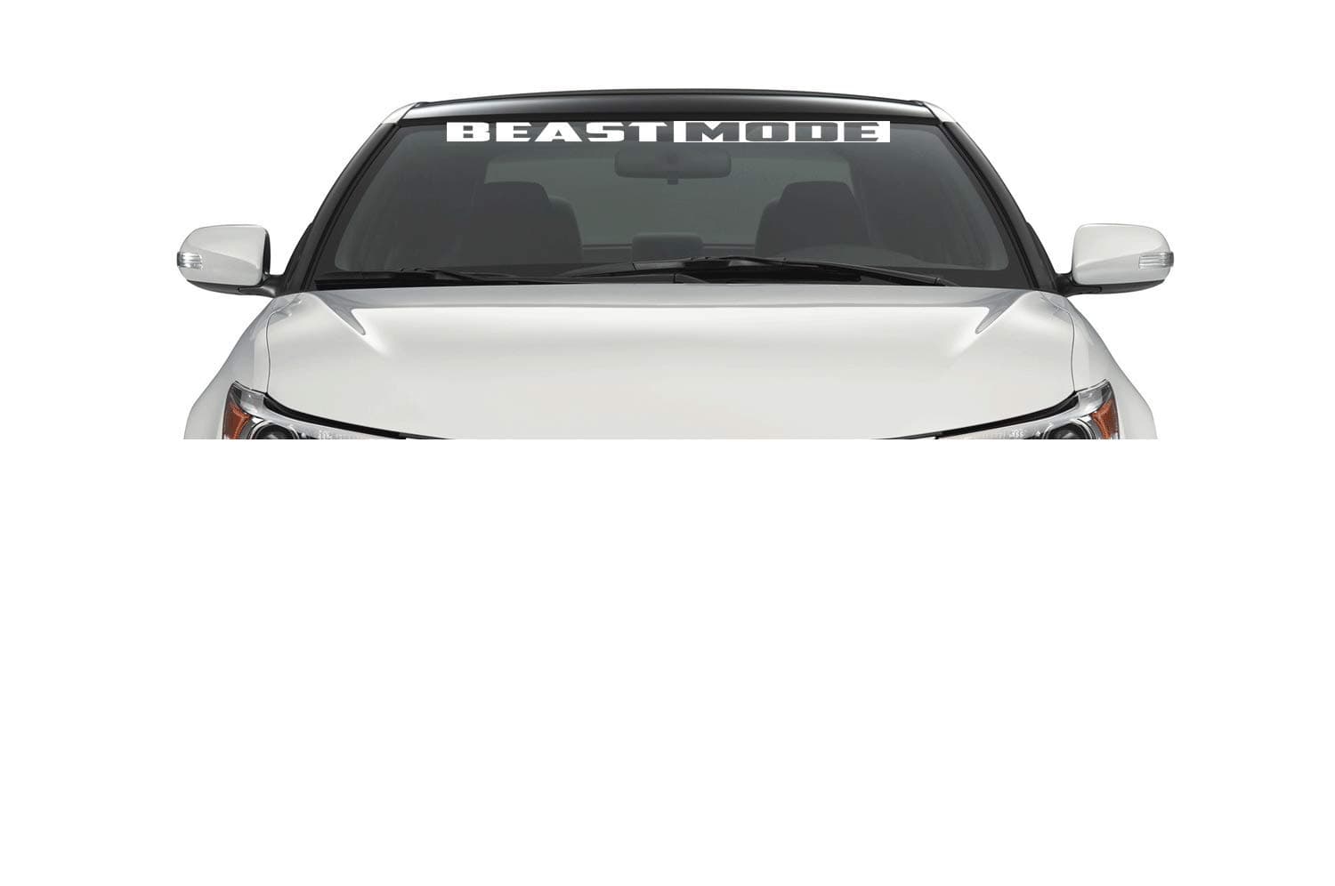 Xpin Graphics Beast Mode Windshield Banner Decal Sticker 36" Car Truck SUV