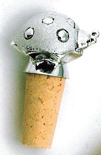 Cap Decorative Ladybird Silver Laminate with Box H cm7,5 Made in Italy