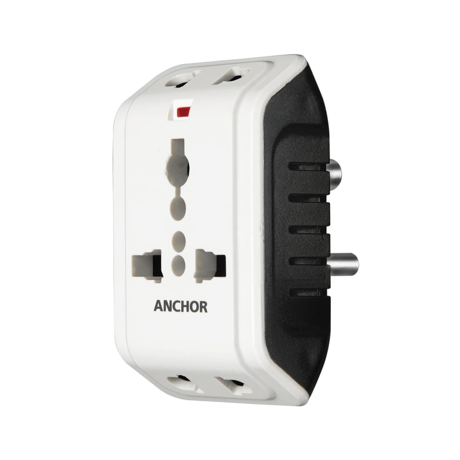 by Panasonic 6A 3 Pin Multiplug Travel Adapter with Universal Socket | 3 Pin Multi Plug Universal Socket (White)