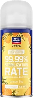 Glodway Whole Car Air Refresher,Odor Eliminator Remover Spray For Car,Lemon Strong Freshener With Odour Eliminator Technology,Long-Lasting Scent,6 Ounce(Pack of 1)