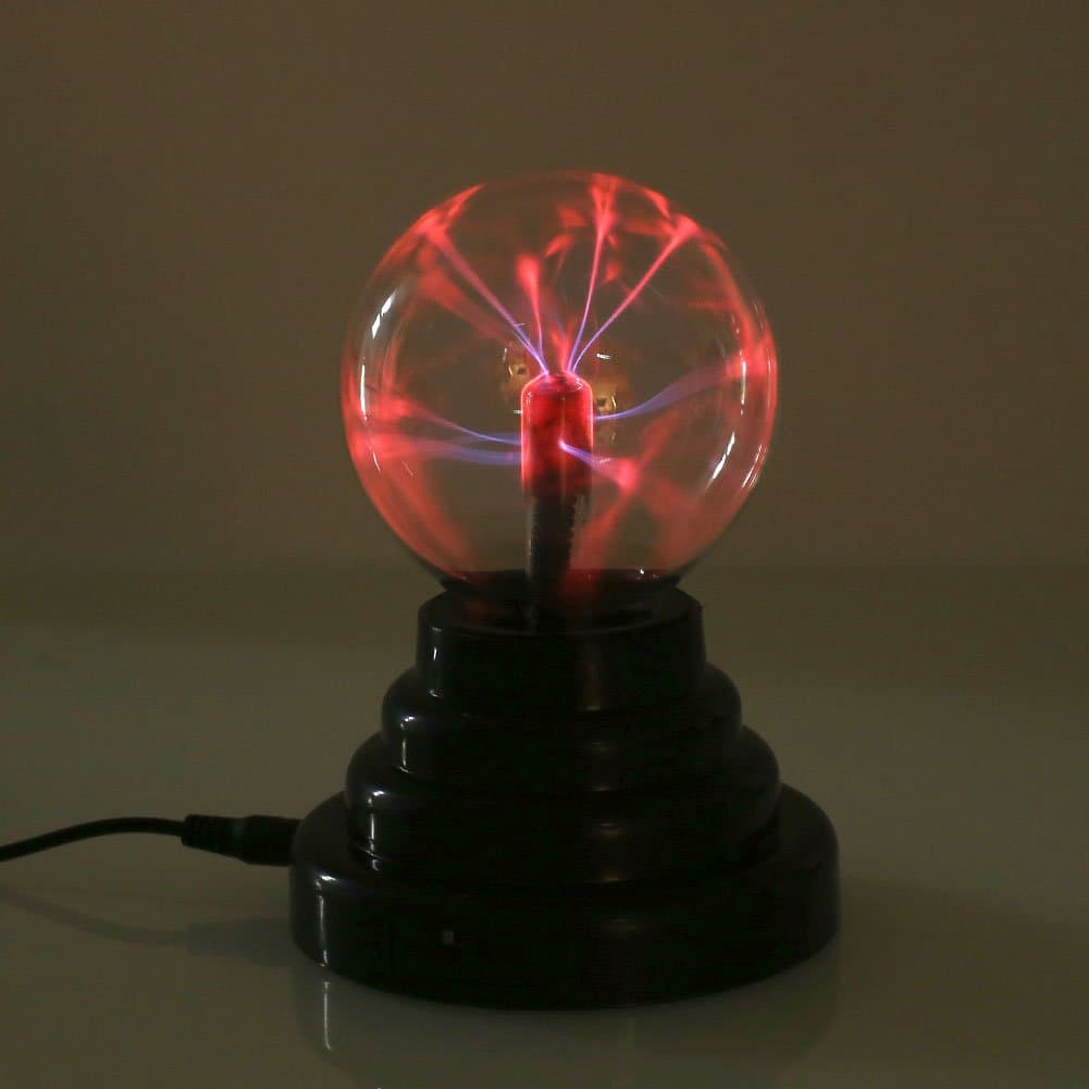 Mingruie 3'' Magic USB Plasma Ball Light Desktop Sphere Lamp with Static Electricity