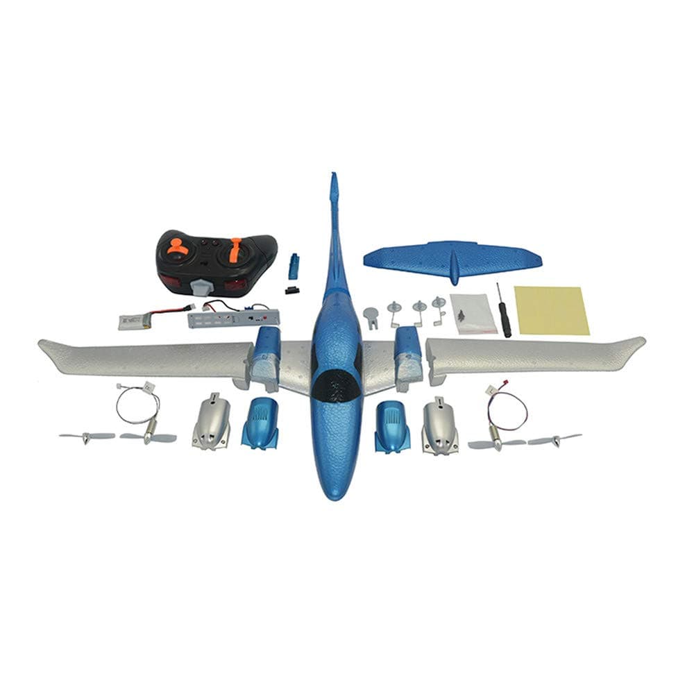Waymine 2.4G 3-Axis Gyro 548mm Wingspan Remote Control DIY Glider Fixed Wing RC Airplane