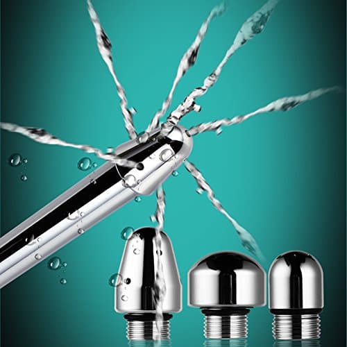 Aluminum Enema Nozzle Colonic Douche Shower Heads System 3 Function