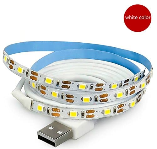CGN Waterproof Strip Light 5V 50cm roof Light bar String Ribbon Tape roll for Christmas Decoration bar, TV,Garden Decoration Brand (only USB Light Strip)