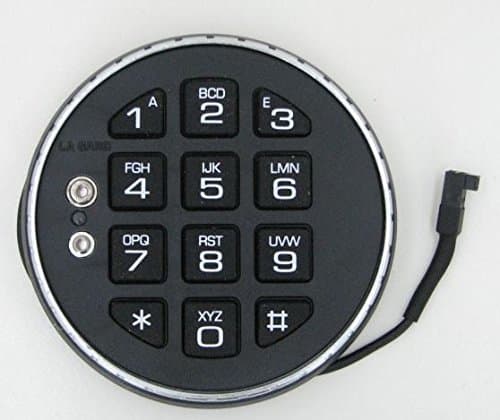 La Gard LG3035 Low Profile Basic Series Lock - Keypad and 9v Battery Box Only
