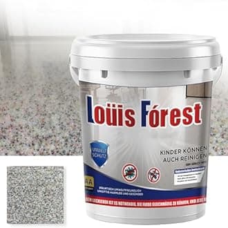 High-Gloss Marble Effect Epoxy Floor Coating, Louis Forest Epoxy Floor Paint, Garage Floor Paint, Waterproof Water-Based Epoxy Floor Paint (Colorful)