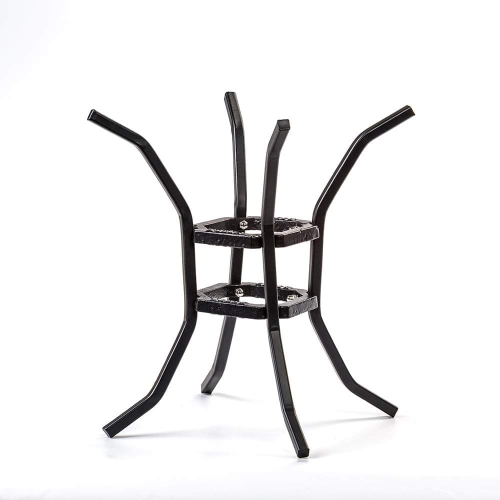 Fire and Cook Stand,Black,8 Inches