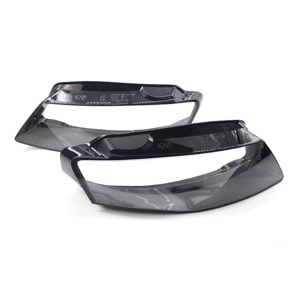 ArotomPair Fit for Audi A4 B8 2009-2012 Left and Right Kit Front Headlight Lens Cover
