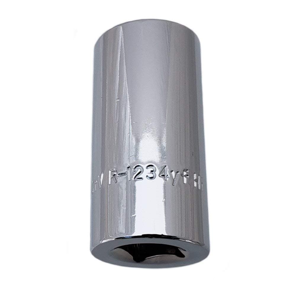 Buy Auto Supply # BAS03024 - High Side Octagon Socket for R-1234YF AC Service Ports 3/8" Drive