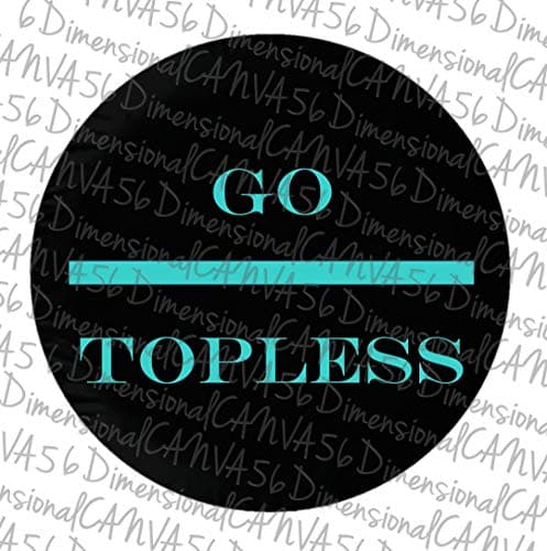 Go Topless jeep tire cover