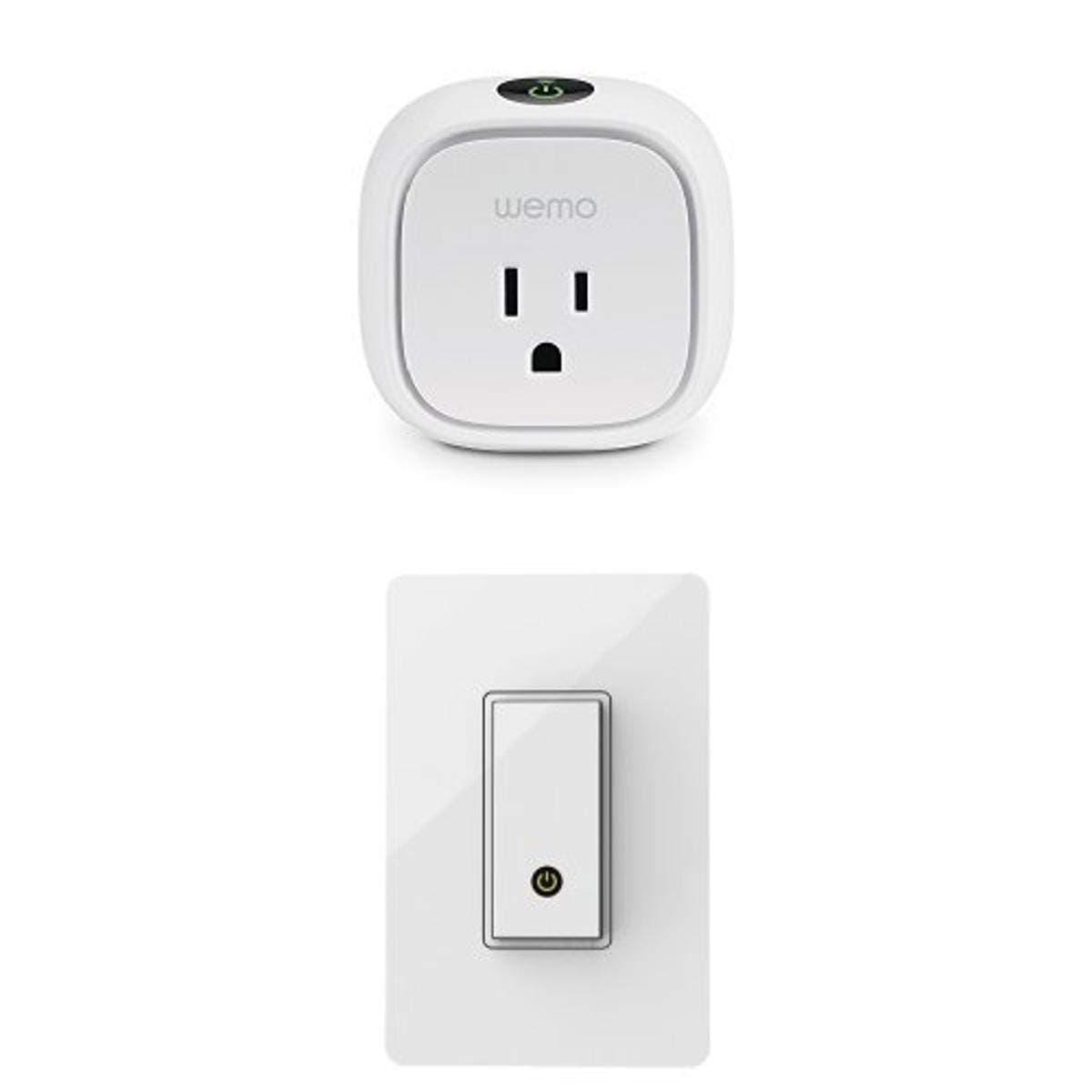 Wemo Insight Switch, Wi-Fi Smart Plug with WeMo Light Switch, Compatible with Alexa