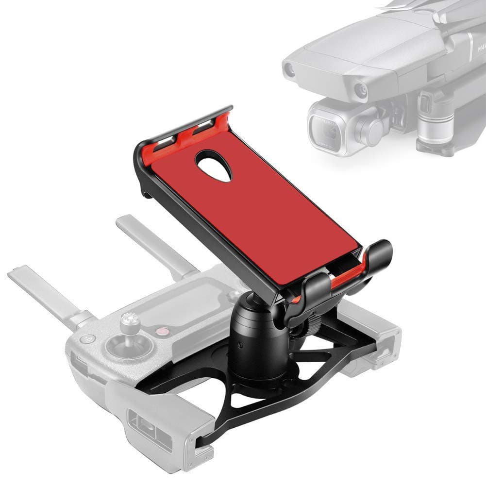 Techfection Mavic Mini Tablet Mount Holde Aluminum-Alloy Foldable Tablet 4-12 Inchs Stand Holder Extender with Lanyard for DJI Mavic Air 2/Mavic Pro/Mavic 2/Spark/Mini Upgrade Accessories