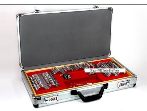 Optic 158PCS Metal Rim Lens Set Plug Trial Frame Optometry Ship From USA