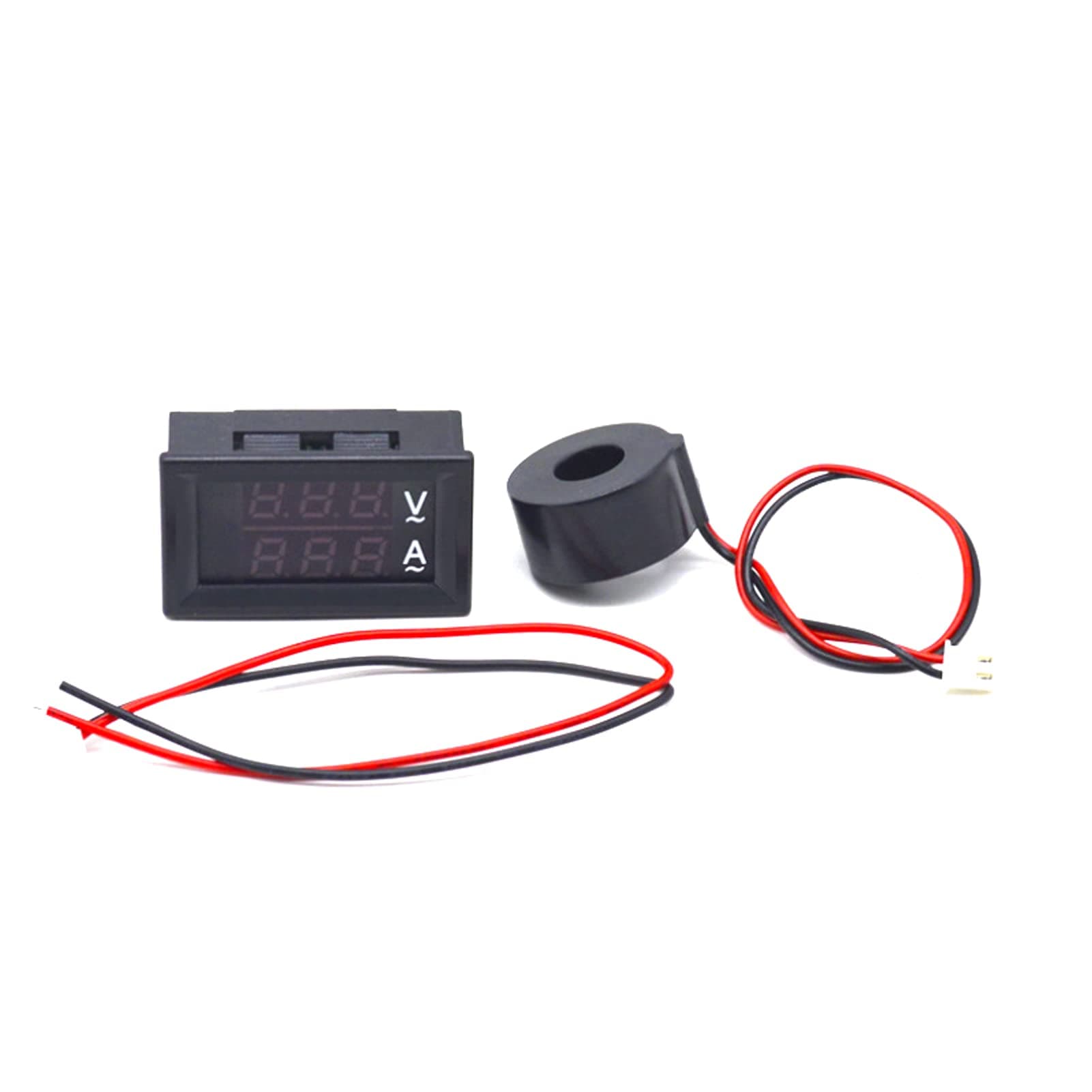 Moniss Digital Double Color Blue & Red Led Display Voltmeter Ammeter Voltage Current Indicator with Instrument-Transformer