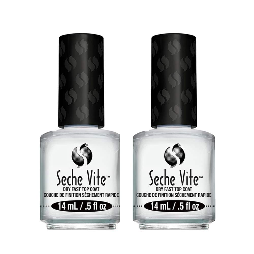Seche Vite Dry Fast Top Coat Boxed 0.5oz (2 Pack)
