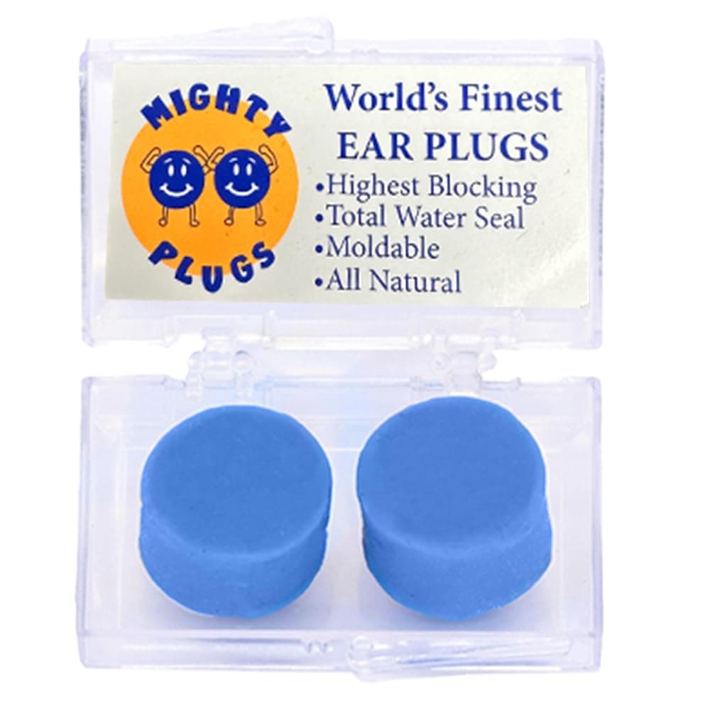 (1 Pair) - from Pure (Beeswax) - Highest NRR 34 Sound Blocking - Perfect Ear Plugs for Sleeping - 100% Snore Blocking - Waterproof for Swimming