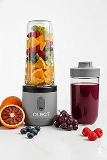 Portable Blender Electric Juicers Fruit Mixers USB Rechargeable Smoothie Mini Personal Juicer 6 Blades With 1500 Mah Rechargeable Battery-Smoothie Blender