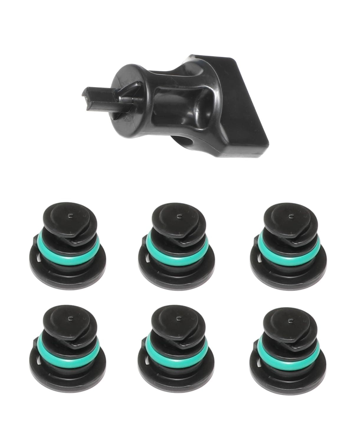 Oil Drain Plug No Leak 06L103801 6 Pack with Oil Drain Plug Removal Tool Compatible with Volkswagen 1.8L 2.0L Petrol Replacement for Audi Golf Passat