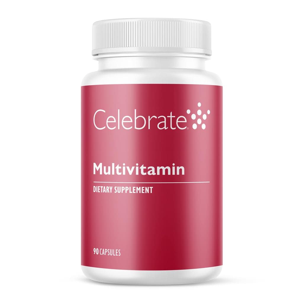 Celebrate Vitamins Bariatric Multivitamin, Iron Free - Post Gastric Bypass & Sleeve Gastrectomy Supplement for Men & Women - Essential Minerals & Vitamins A, B, D & E (90 Capsules)
